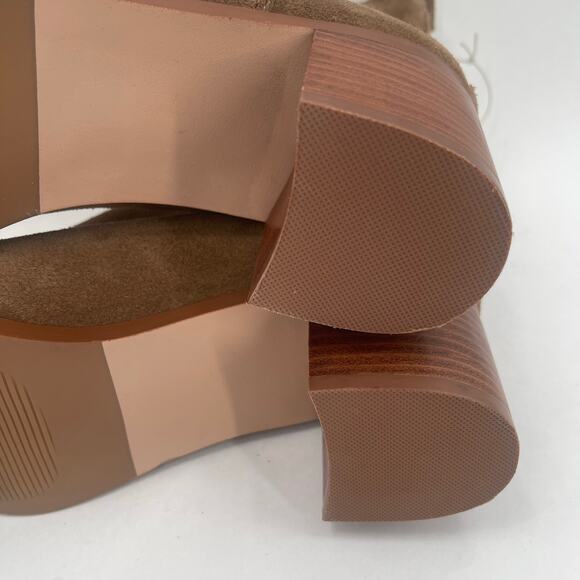 STEVE MADDEN Rhiannon Boots Size 9 Suede Leather Heeled Pull On Ankle Booties - Picture 15 of 16